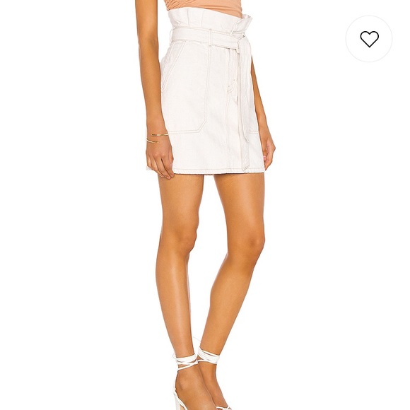 New free people denim high waist skirt - Picture 6 of 9